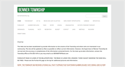Desktop Screenshot of bennertownship.org